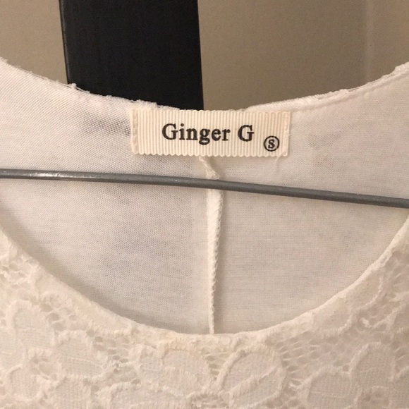 White flower lace dress - Picture 3 of 3